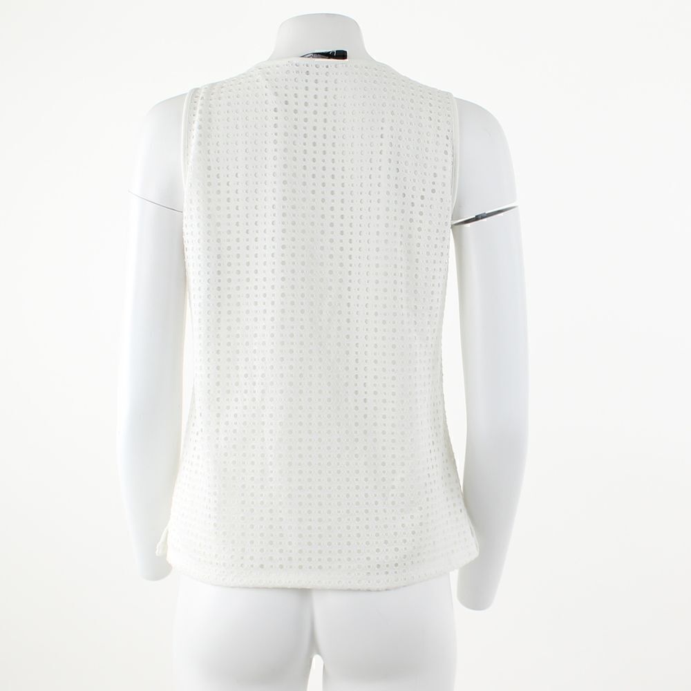Kasper Rounded Square Neck Tank with Lining - Picture 3 of 5